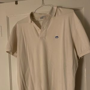 Southern Tide White Polo Shirt